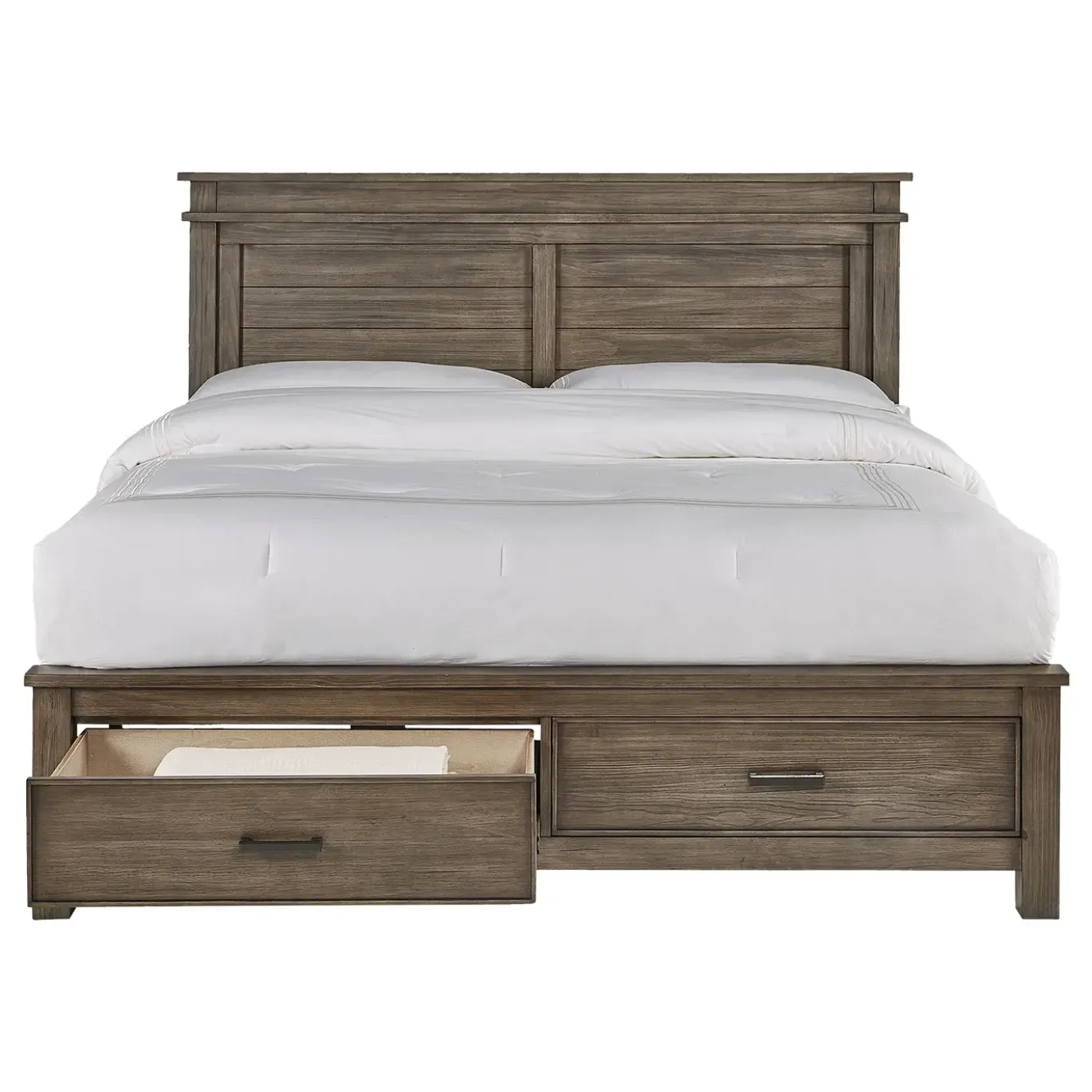 Rivington California King Panel Storage Bed, Dresser, Mirror, Nightstand