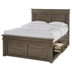 Rivington California King Captain's Bed, Dresser, Mirror, Nightstand