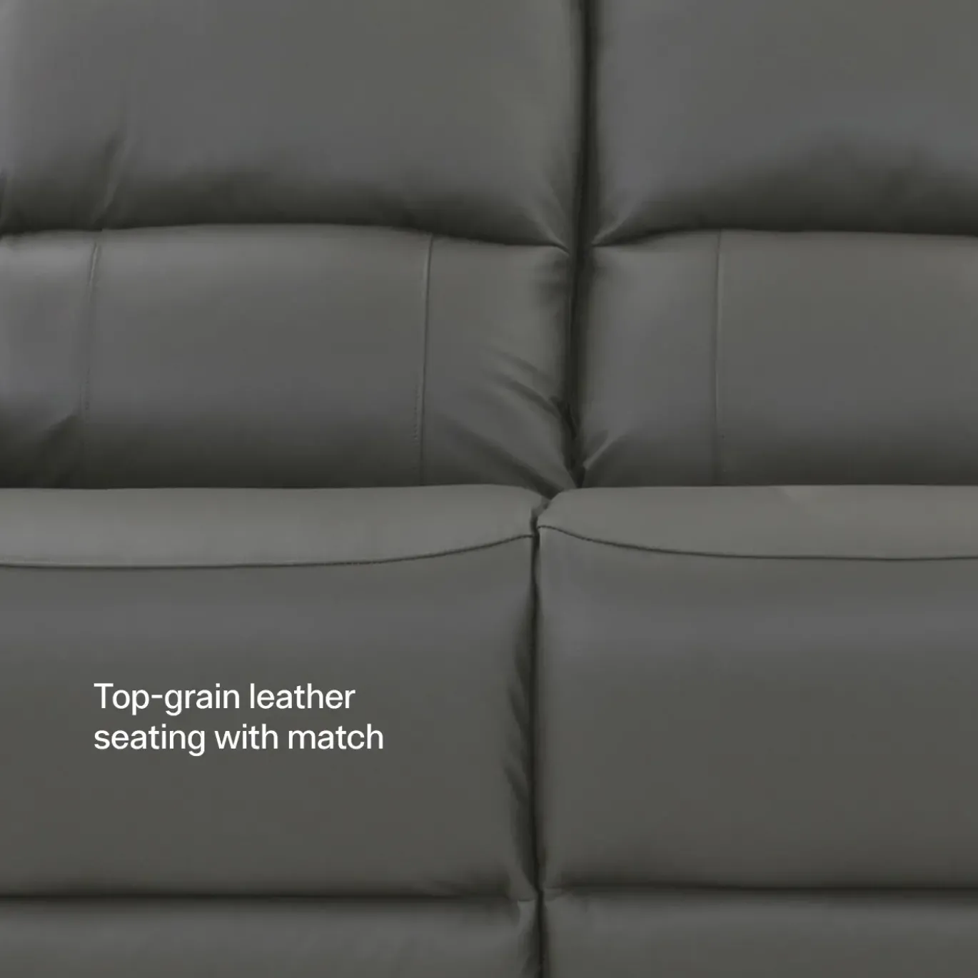 Rockwell Power Leather Loveseat