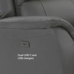 Rockwell Power Leather Recliner