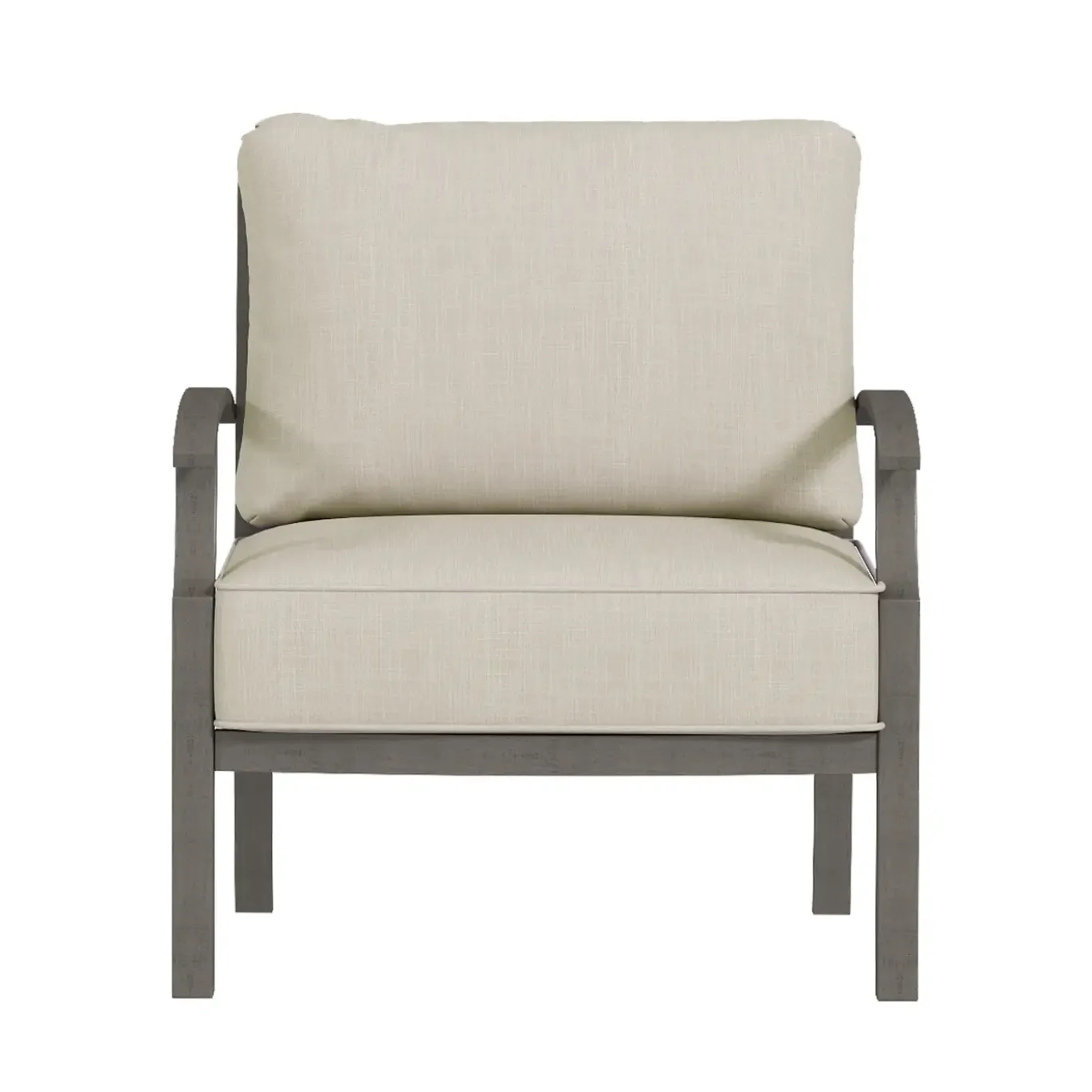 Saint Lucia Outdoor Seating Set-New! 3pc Set: Sofa & 2 Club Chairs