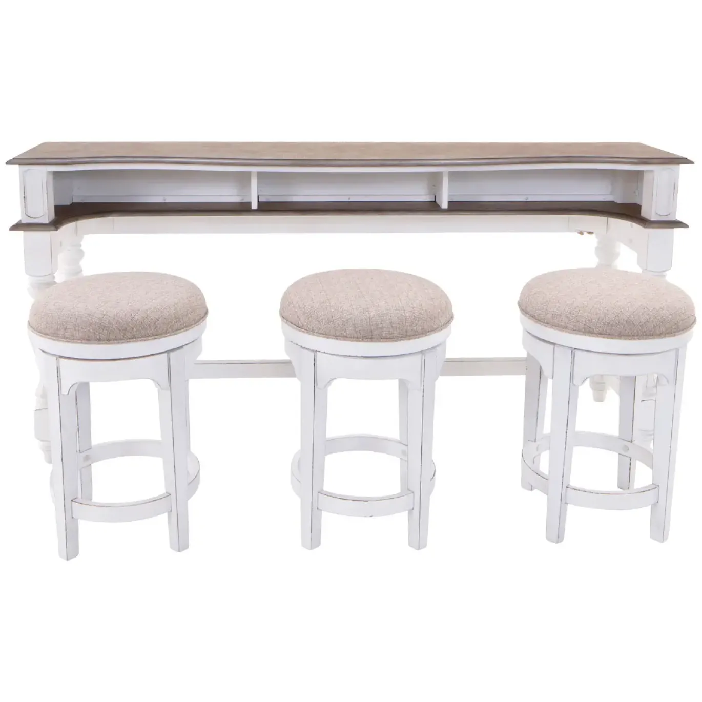 Savannah Console Table & 3 Stools