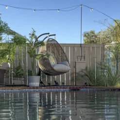 Sea Wall Outdoor Double Basket Chair