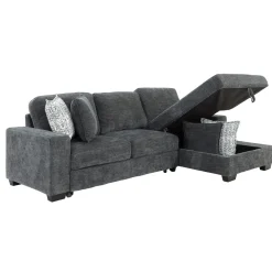 Slumber 2pc Sleeper Sofa with Right Storage Chaise
