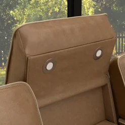 Soundwave Living Room Set Immersive Power Leather Reclining Sofa & Loveseat