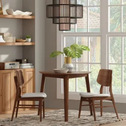 Sullivan 3pc Corner Dining Set: Table & 2 Side Chairs