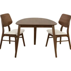Sullivan 3pc Corner Dining Set: Table & 2 Side Chairs