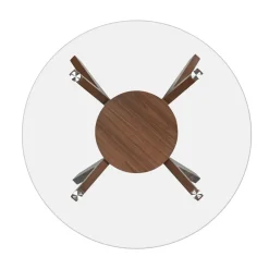 Sullivan Round Table With Glass Top