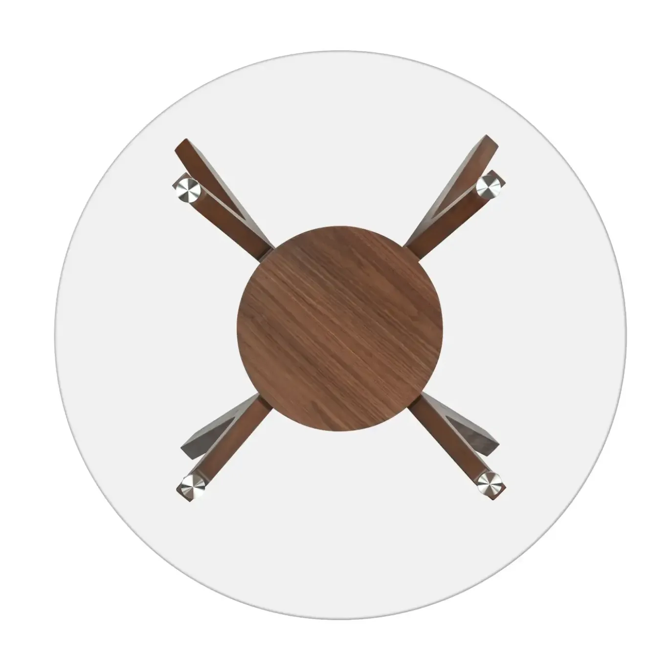 Sullivan Round Table With Glass Top