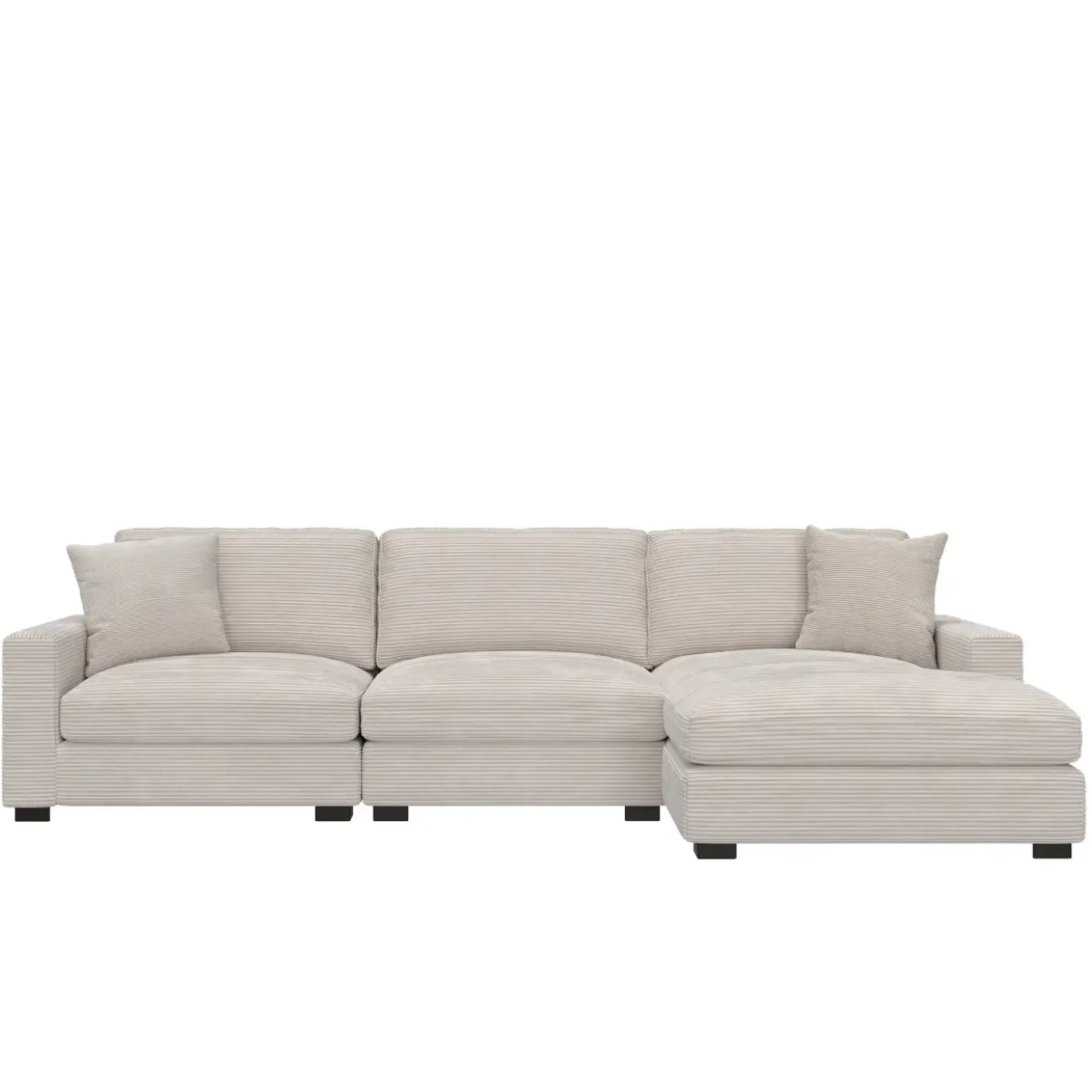 Sydney 3pc Right Chaise Sofa
