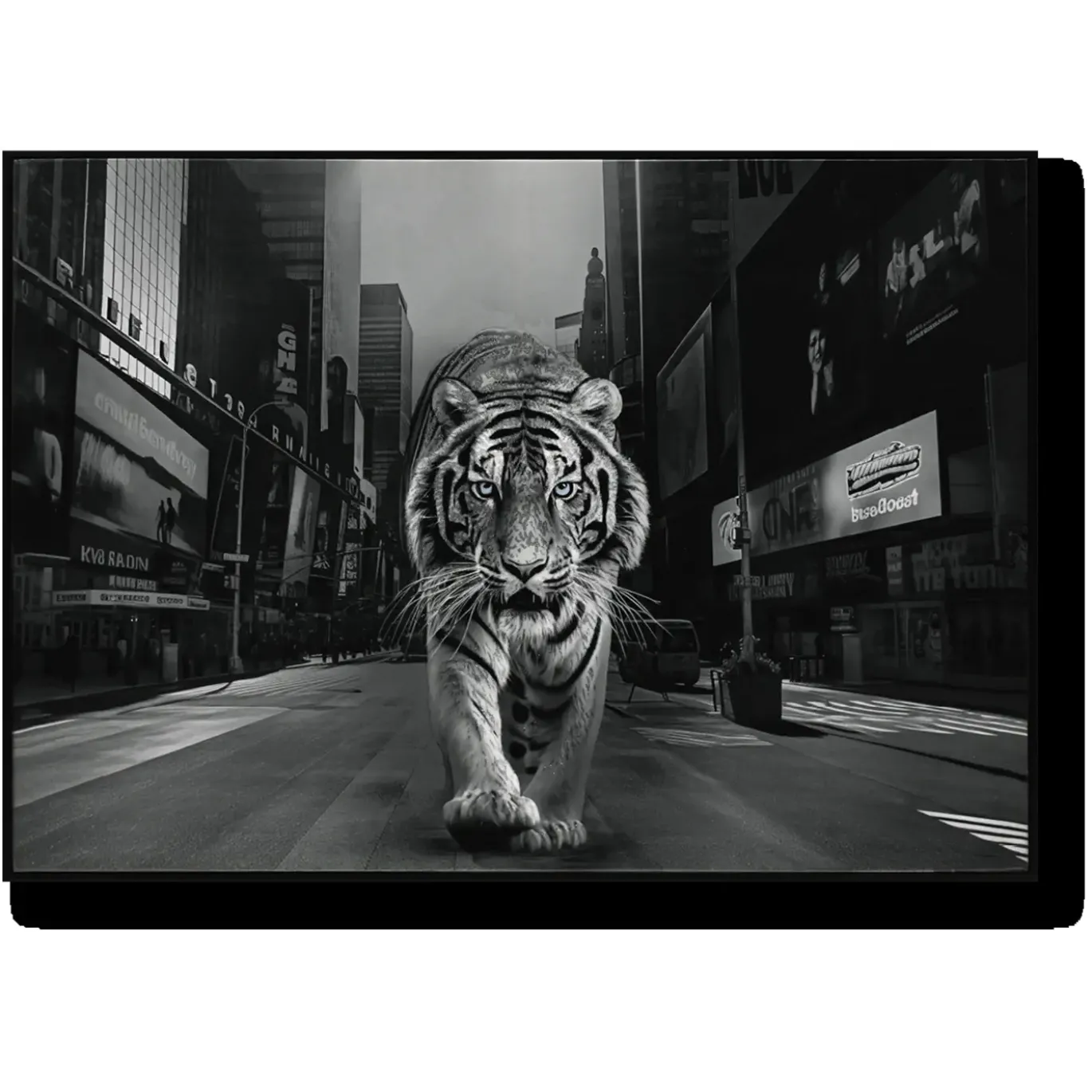 Tiger in the City Wall Art