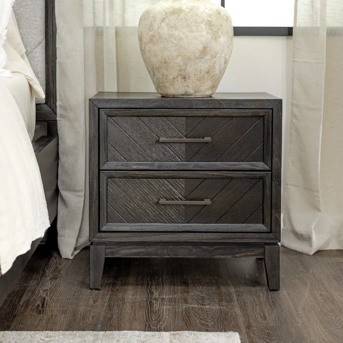 Torino 2 Drawer Nightstand