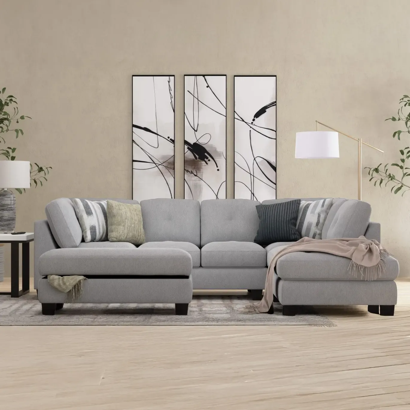 Trinton 2pc Sectional with Right Chaise