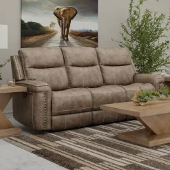 Triplex Power Triple Reclining Sofa