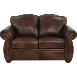 Tuscan Leather Living Room Set