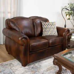 Tuscan Leather Living Room Set