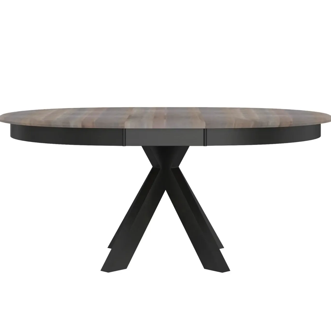 Vibrance Extendable Round Dining Table With Custom Finish Options