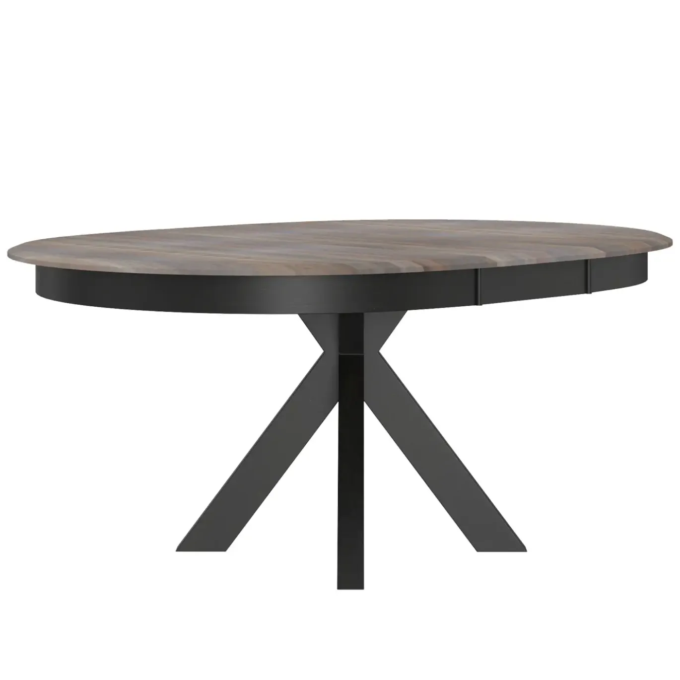 Vibrance Extendable Round Dining Table With Custom Finish Options