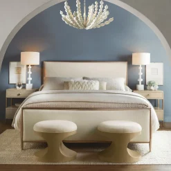 Westwood Califronia King Upholstered Bed With Metal
