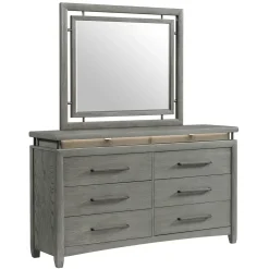 Winslet Eastern King Bed, Dresser, Mirror, Nightstand