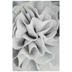 56x84 Monochromatic Ruffle Wall Art